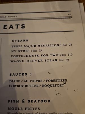 Menu photo 5 Volstead House Whiskey Bar and Speakeasy, Eagan Eagan, MN