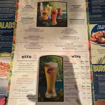 Rainforest Cafe - Menu - American Near Me - Galveston, Texas