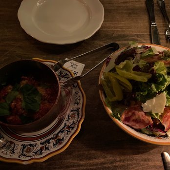 Ciccio Mio - House Salad and Meatballs - Italian Near Me - Chicago, Illinois