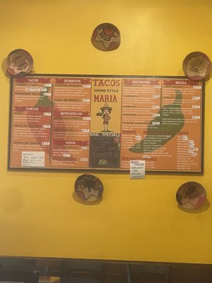 Menu photo 1 Tacos Maria Bartlesville, OK Menu photo 1 Tacos Maria Bartlesville, OK