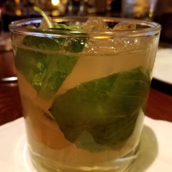 Max Fish - Bourbon basil mashup HH drink - Seafood Near Me - Glastonbury, Connecticut