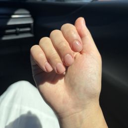 russian manicure with hard gel russian manicure with hard gel