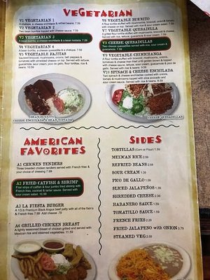 Menu photo 3 La Fiesta Mexican Restaurant Chickasha, OK Menu photo 3 La Fiesta Mexican Restaurant Chickasha, OK