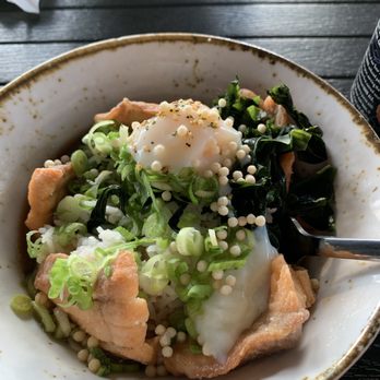 Momonoki - Salmon chazuke (rice with broth) - Cafes Near Me - Atlanta, Georgia Momonoki - Salmon chazuke (rice with broth) - Cafes Near Me - Atlanta, Georgia