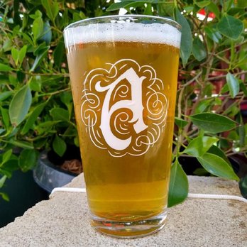 Pizza On Tap - Enjoying an Almanac Love Hazy IPA on the patio. - Pizza Near Me - Vista, California