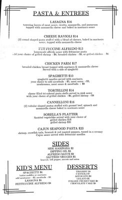 Menu photo 3 Sorella’s Wharton, TX