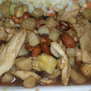 New Dragon - Cashew chicken- chicken was dry and baby corn was spoiled - Chinese Near Me - Albuquerque, New Mexico New Dragon - Cashew chicken- chicken was dry and baby corn was spoiled - Chinese Near Me - Albuquerque, New Mexico