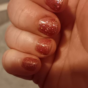 Galaxy Nails & Spa - No polish on tips nor to the cuticles and I can't clean that black under my nails..  he never cleaned my nails - Nail Salons Near Me - San Angelo, Texas