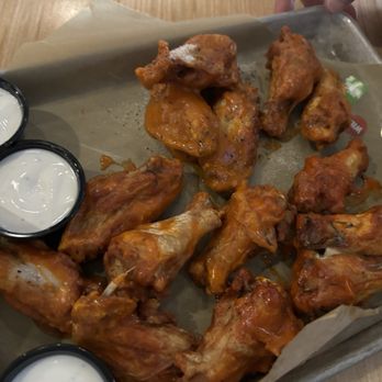 Buffalo Wild Wings - Sauced wings: Wild, spicy garlic, medium - Chicken Wings Near Me - Meridian, Idaho Buffalo Wild Wings - Sauced wings: Wild, spicy garlic, medium - Chicken Wings Near Me - Meridian, Idaho