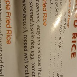 Menu Menu