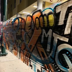Last Thursdays - Graffiti on Saran Wrap