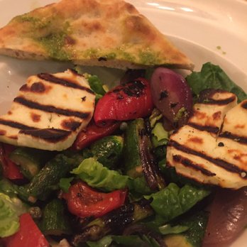 Bill's - Halloumi cheese salad with roasted veggies... very good! - British Near Me - London, XGL