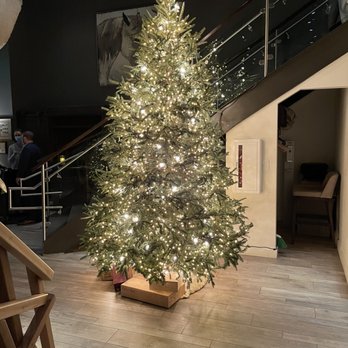 Peppervine - Christmas tree in the foyer - New American Near Me - Charlotte, North Carolina