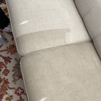 Excellence Carpet & Upholstery Cleaning - The difference it made in my white couches!! We didn't even know it was that bad! Haha - Carpet Cleaning Near Me - Davis, California