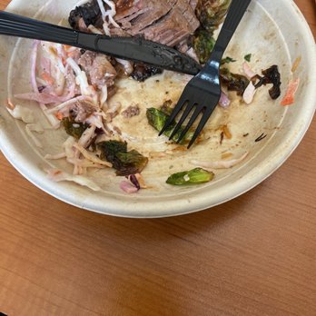 Mighty Quinn's Barbeque - Brisket, coke slaw, brussel sprouts - Barbeque Near Me - New York, New York Mighty Quinn's Barbeque - Brisket, coke slaw, brussel sprouts - Barbeque Near Me - New York, New York