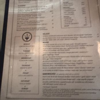 Neptune Oyster - Menu - Seafood Near Me - Boston, Massachusetts