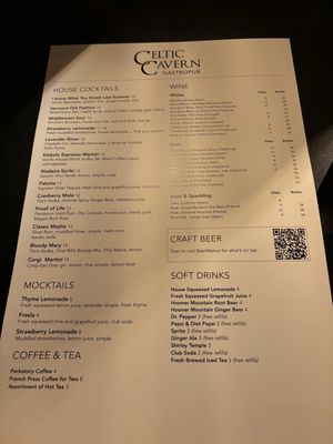 Menu photo 6 Celtic Cavern Middletown, CT Menu photo 6 Celtic Cavern Middletown, CT