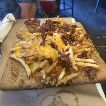 Painters' Restaurant - Cheddar Bacon fries. - New American Near Me - Brookhaven, New York Painters' Restaurant - Cheddar Bacon fries. - New American Near Me - Brookhaven, New York
