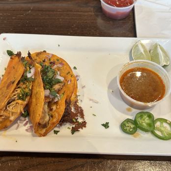 Local Tap & Table - Chicken and shrimp birria tacos - Cajun/Creole Near Me - Dallas, Texas Local Tap & Table - Chicken and shrimp birria tacos - Cajun/Creole Near Me - Dallas, Texas