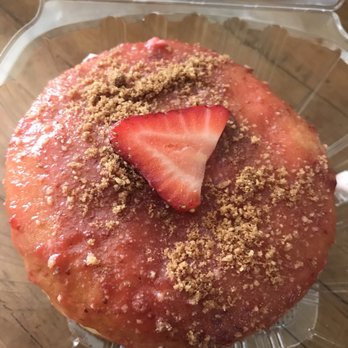 The Goods - Strawberry cheesecake donut - Donuts Near Me - Carlsbad, California The Goods - Strawberry cheesecake donut - Donuts Near Me - Carlsbad, California