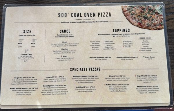 Menu photo 1 Coal Fire Ellicott City, MD Menu photo 1 Coal Fire Ellicott City, MD