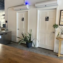 Restrooms available