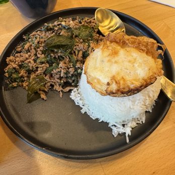 Manaao - "Holy Basil and Chili" Pad Ga-Prao (Ground Beef) - Thai Near Me - Tustin, California
