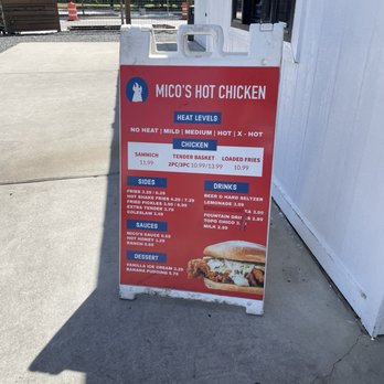Mico’s Hot Chicken - ig: @whatsviveating | menu - Chicken Shop Near Me - Houston, Texas Mico’s Hot Chicken - ig: @whatsviveating | menu - Chicken Shop Near Me - Houston, Texas