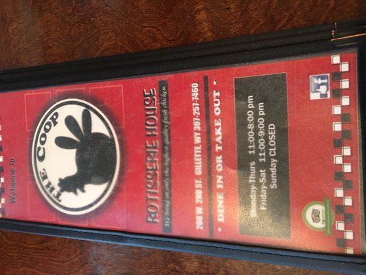 Menu photo 5 The Coop Gillette, WY Menu photo 5 The Coop Gillette, WY