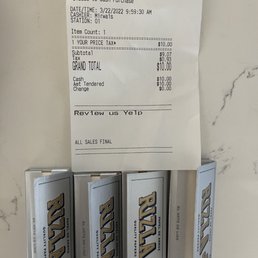 Rizla Silver Rolling Papers Single Size X 4 Rizla Silver Rolling Papers Single Size X 4