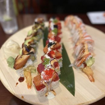 Hon Sushi - Crouching Tiger Roll, Hako Roll, Mt.Fuji Roll - Sushi Bars Near Me - Carrollton, Texas
