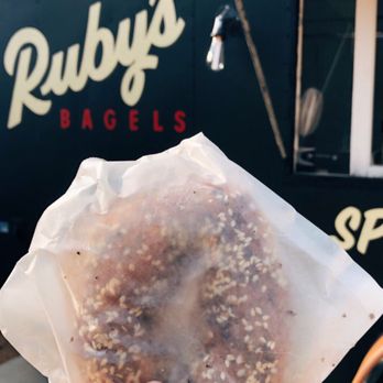 Zocalo - Everything bagel w strawberry spread - Food Trucks Near Me - Milwaukee, Wisconsin Zocalo - Everything bagel w strawberry spread - Food Trucks Near Me - Milwaukee, Wisconsin