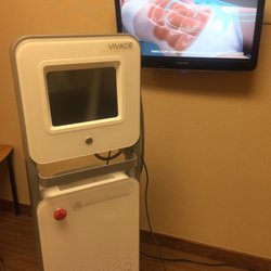 James Wire, MD - Vivace machine, other services on television in room.