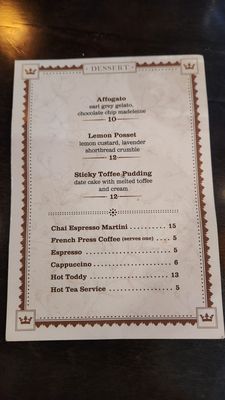 Menu photo 4 Marigold Cincinnati, OH