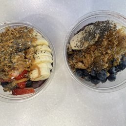 Açaí bowls Açaí bowls