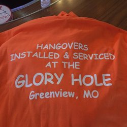 The Glory Hole - Back of t-shirt.