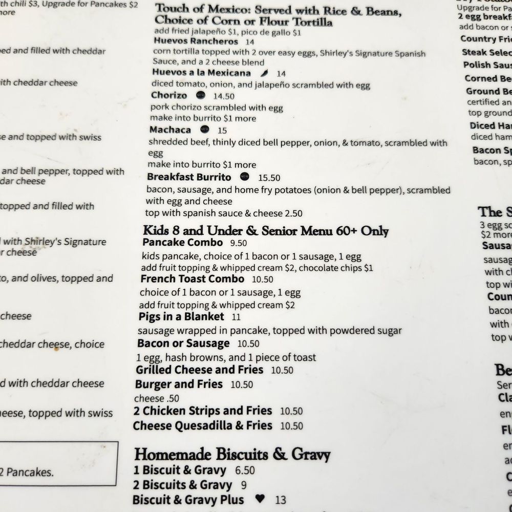 Shirley's Kitchen - Menu - Diners Near Me - La Mesa, California Shirley's Kitchen - Menu - Diners Near Me - La Mesa, California