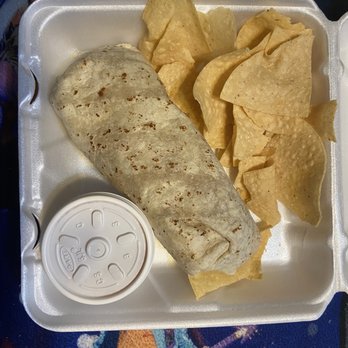 El Pollo Corona Grill - Tri tip burrito no beans. - Mexican Near Me - Simi Valley, California