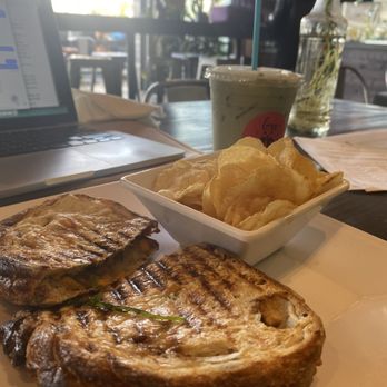Moe Coffee-Northpark - Moe Panini vegan w salt and vinegar chips - Coffee & Tea Near Me - San Diego, California Moe Coffee-Northpark - Moe Panini vegan w salt and vinegar chips - Coffee & Tea Near Me - San Diego, California
