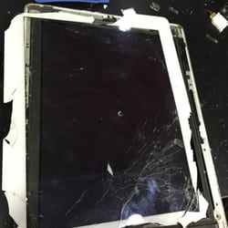 Biz Wiz Tech Computer & Phone Repair - IPad before picture $80