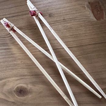 China House - "Helper" chopsticks. Like chopstick training wheels. - Chinese Near Me - Lacey, Washington China House - "Helper" chopsticks. Like chopstick training wheels. - Chinese Near Me - Lacey, Washington