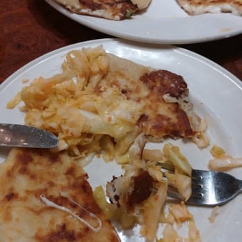 La Caravana - Pepperoni pupusa. - Salvadoran Near Me - Pasadena, California