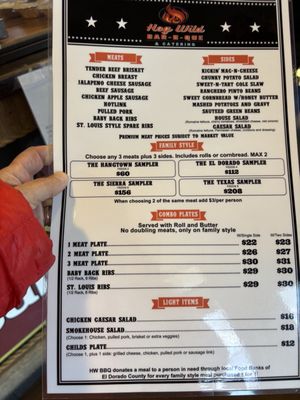 Menu photo 2 Hog Wild Bar-B-Que Placerville, CA Menu photo 2 Hog Wild Bar-B-Que Placerville, CA