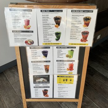 Bee & Tea - Menu right at entrance! I love that they have cold brew coffee as well - Bubble Tea Near Me - San Diego, California Bee & Tea - Menu right at entrance! I love that they have cold brew coffee as well - Bubble Tea Near Me - San Diego, California