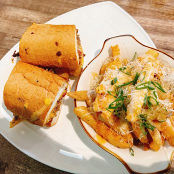 Salt Smokehouse - Bulgogi Cheesesteak Truffle Fries - Barbeque Near Me - Huntsville, Alabama Salt Smokehouse - Bulgogi Cheesesteak Truffle Fries - Barbeque Near Me - Huntsville, Alabama