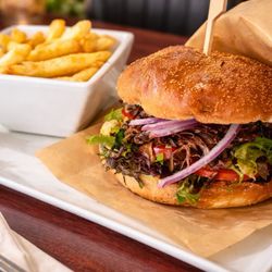 Digino's Brunch Restaurant - Burger with Slow-Braised Short Rib