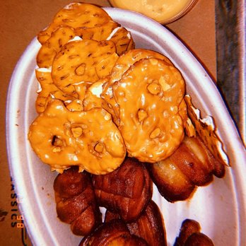 Creamline - Pretzel & Cheese Dip - Burgers Near Me - New York, New York Creamline - Pretzel & Cheese Dip - Burgers Near Me - New York, New York