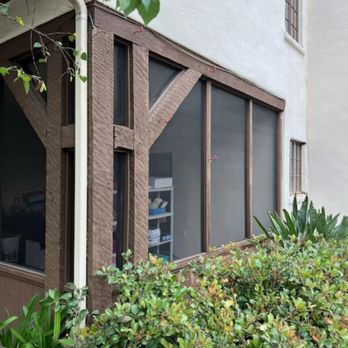 Screen Master Door & Window - Restored screen in custom patio - Windows Installation Near Me