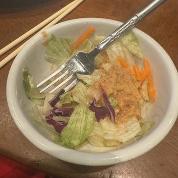 Benihana - Scottsdale - Salad with ginger dressing - Sushi Bars Near Me - Scottsdale, Arizona Benihana - Scottsdale - Salad with ginger dressing - Sushi Bars Near Me - Scottsdale, Arizona