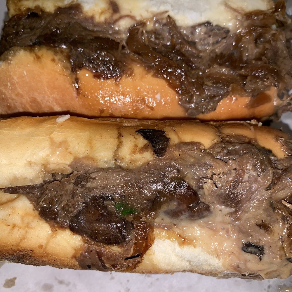 Stockyard Sandwich - Braised beef with cheese, mushrooms and camelized onions - Sandwiches Near Me - Philadelphia, Pennsylvania Stockyard Sandwich - Braised beef with cheese, mushrooms and camelized onions - Sandwiches Near Me - Philadelphia, Pennsylvania